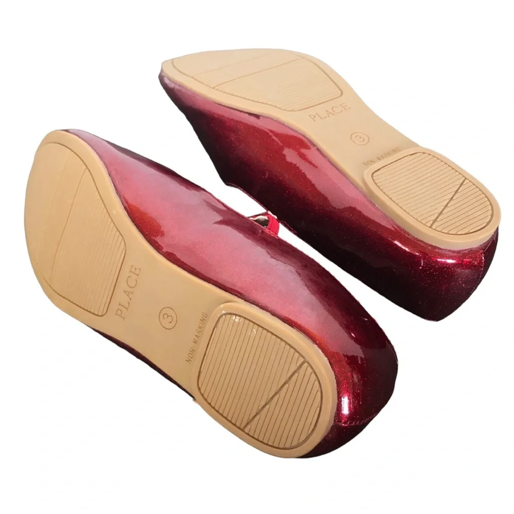Gymboree Red Criss Cross Strapped Mary Janes size 3